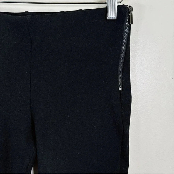 Zara Stretch Embroidered Black High Waist Legging - Picture 6 of 12